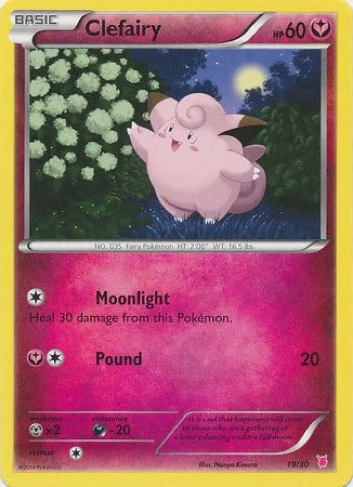 Clefairy (19/30) [XY: Trainer Kit 1 - Wigglytuff] - Pokemon Single