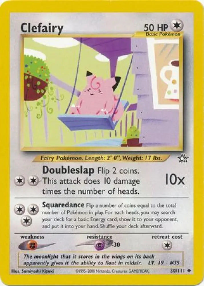 Clefairy (30/111) [Neo Genesis Unlimited] - Pokemon Single