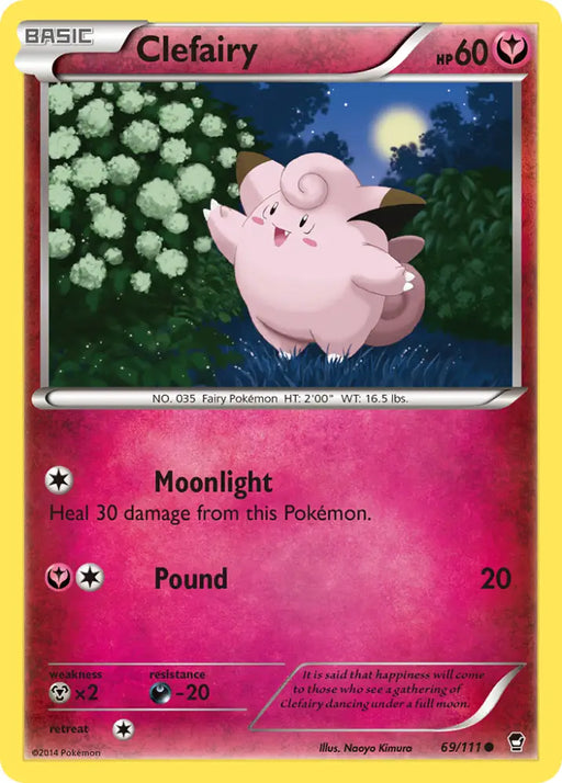 Clefairy (69/111) [XY: Furious Fists] - Pokemon Single