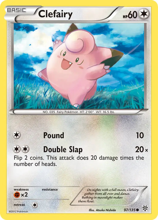 Clefairy (97/135) [Black & White: Plasma Storm] - Pokemon Single