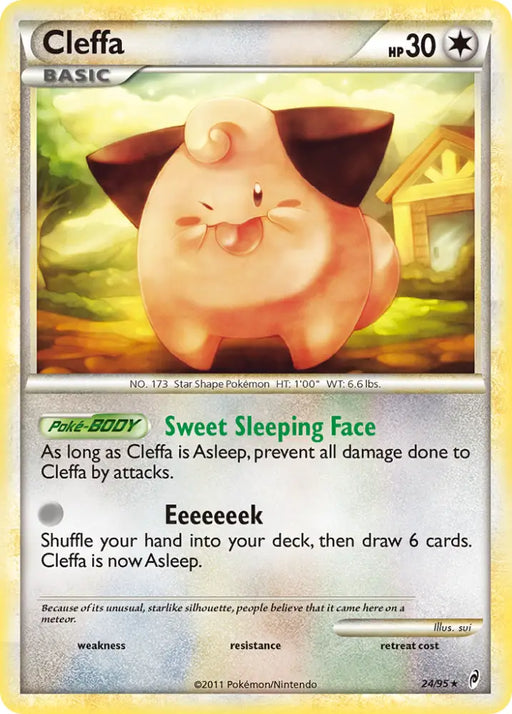 Cleffa (24/95) [HeartGold & SoulSilver: Call of Legends] - Pokemon Single