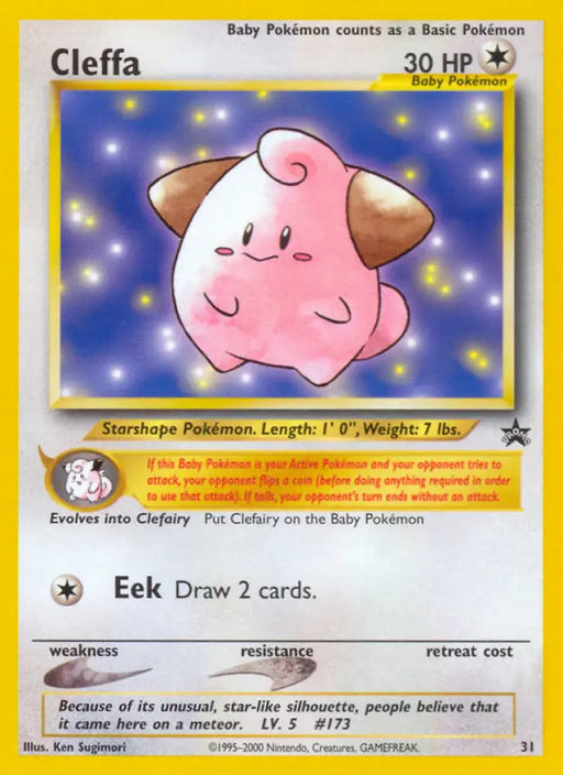 Cleffa (31) [Wizards of the Coast: Black Star Promos] - Pokemon Single
