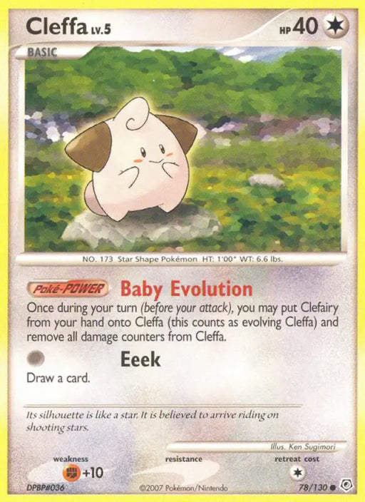 Cleffa (78/130) [Diamond & Pearl: Base Set] - Pokemon Single