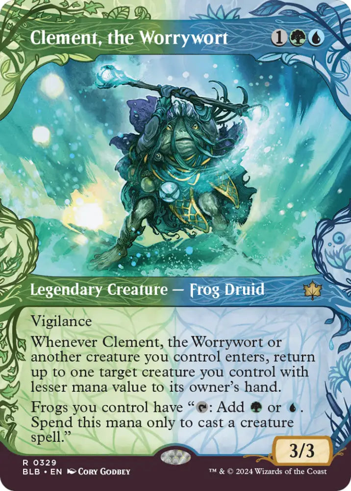 Clement the Worrywort (Showcase) [Bloomburrow] - MTG Single