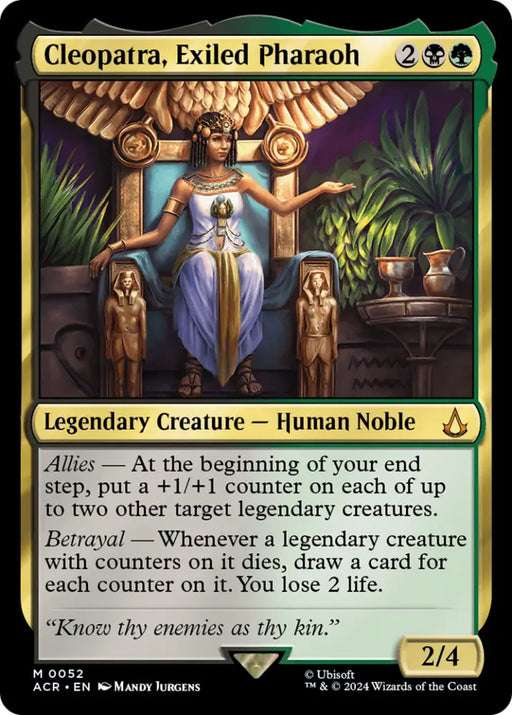Cleopatra Exiled Pharaoh [Assassin’s Creed] - MTG Single