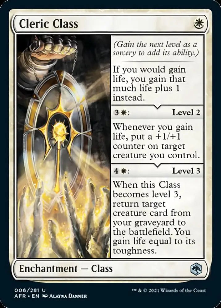 Cleric Class [Dungeons & Dragons: Adventures in the Forgotten Realms] - MTG Single