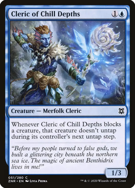 Cleric of Chill Depths [Zendikar Rising] - MTG Single