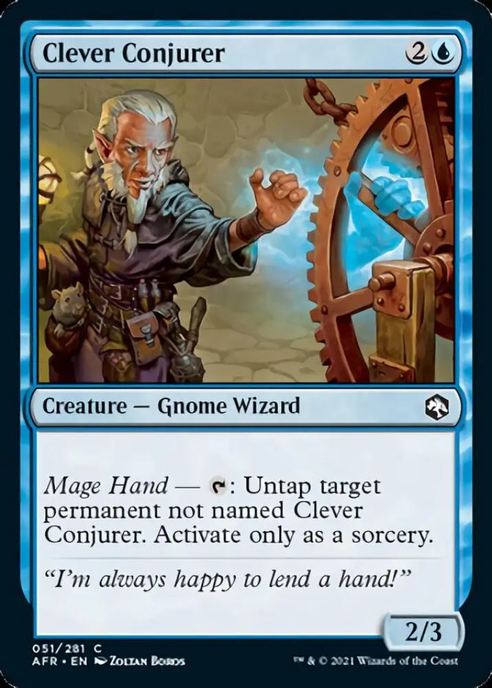 Clever Conjurer [Dungeons & Dragons: Adventures in the Forgotten Realms] - MTG Single