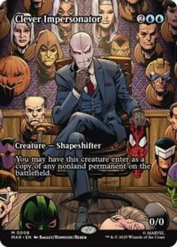 Clever Impersonator (Borderless) (8) [Marvel Eternal-Legal]