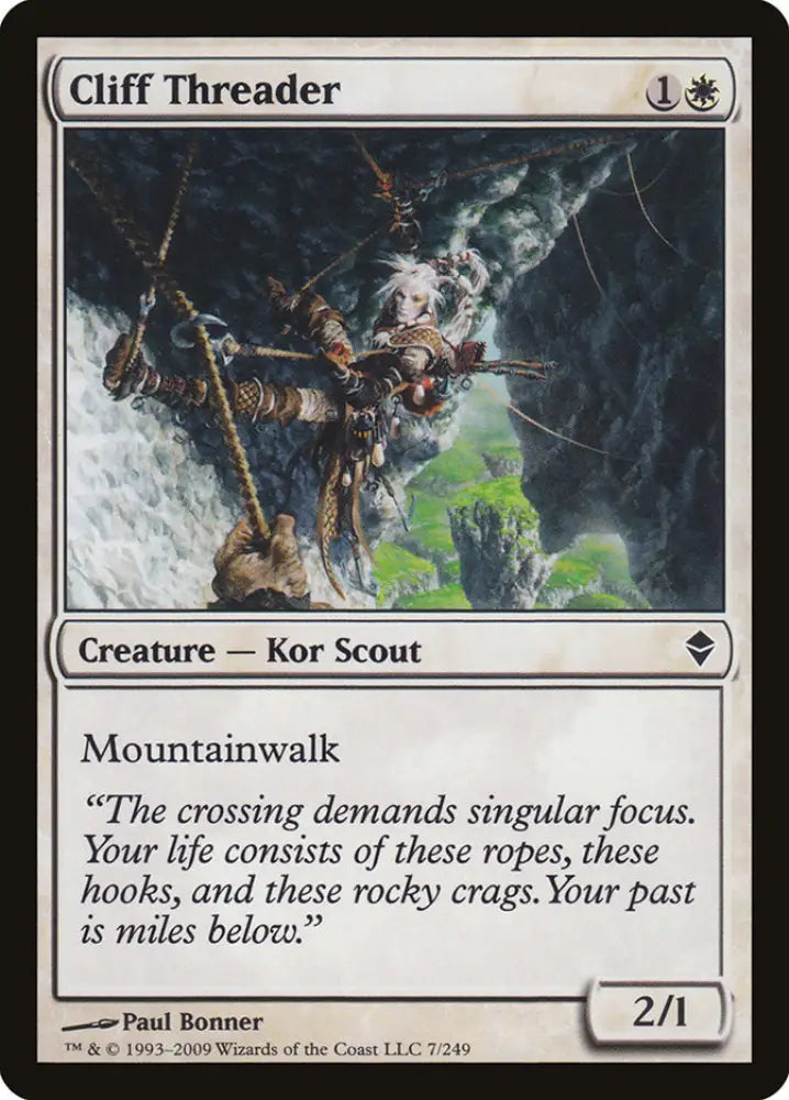 Cliff Threader [Zendikar] - MTG Single