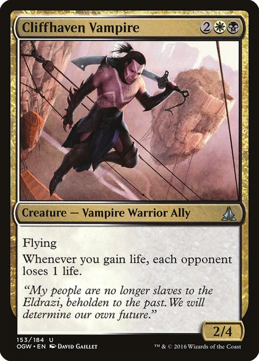 Cliffhaven Vampire [Oath of the Gatewatch] - MTG Single