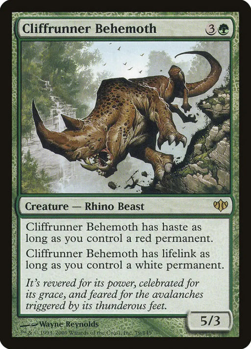 Cliffrunner Behemoth [Conflux] - MTG Single