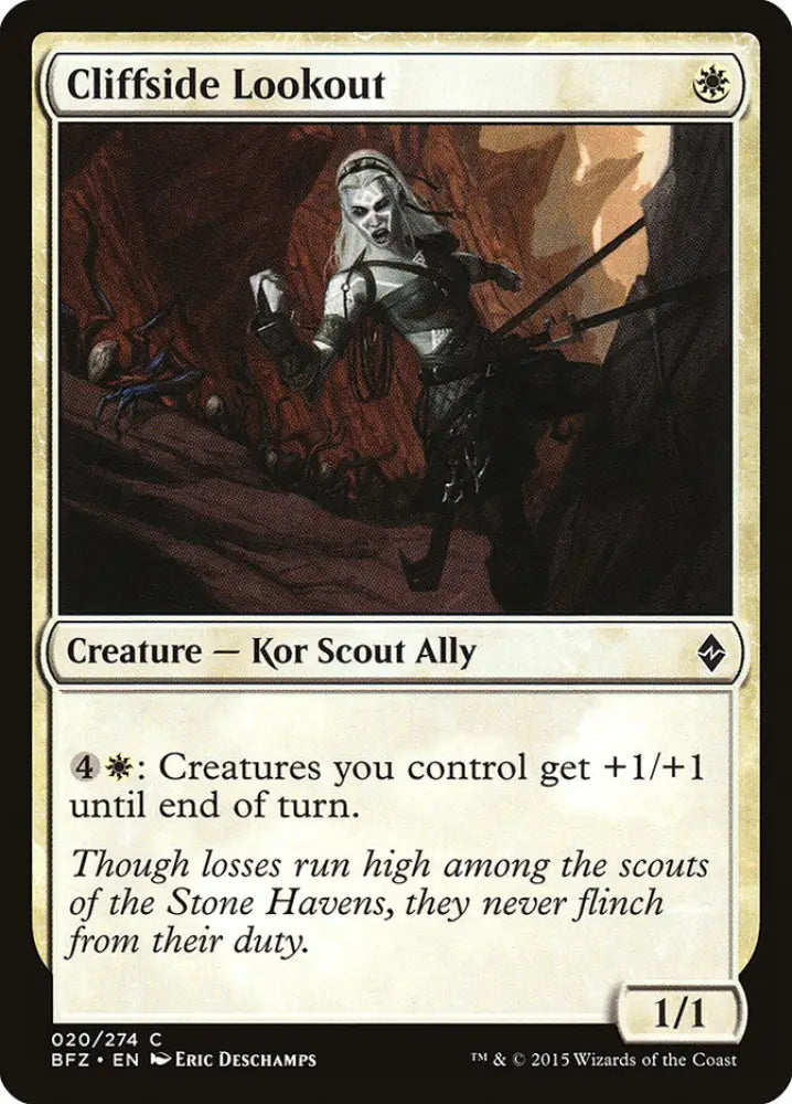 Cliffside Lookout [Battle for Zendikar] - MTG Single