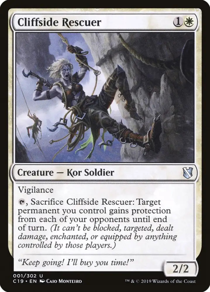 Cliffside Rescuer [Commander 2019] - MTG Single