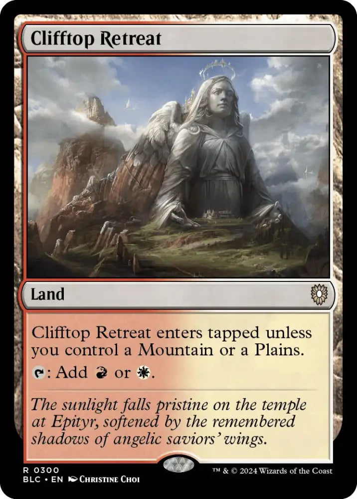 Clifftop Retreat [Bloomburrow Commander] - MTG Single