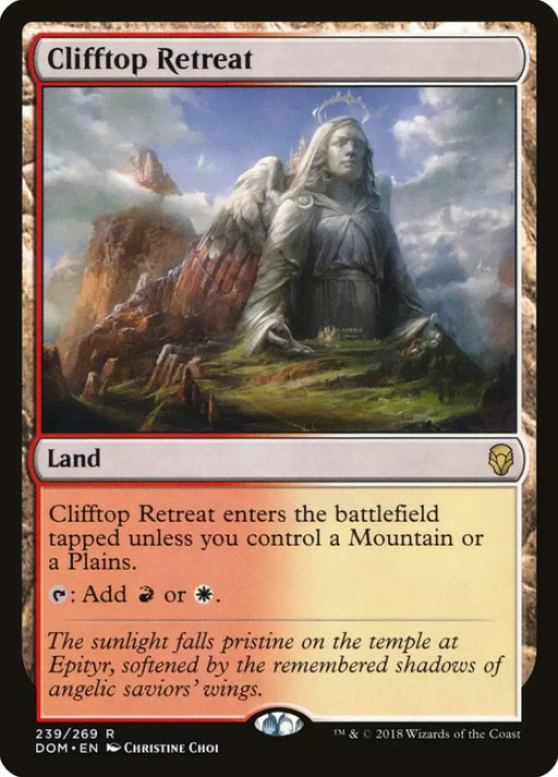 Clifftop Retreat [Dominaria] - MTG Single