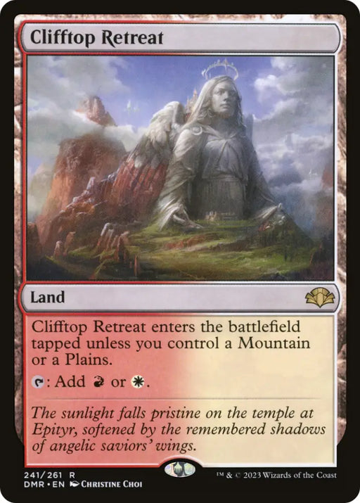 Clifftop Retreat [Dominaria Remastered] - MTG Single