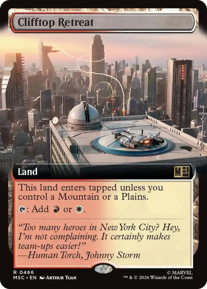 Clifftop Retreat (Extended Art) (466) [Marvel Super Heroes Commander]