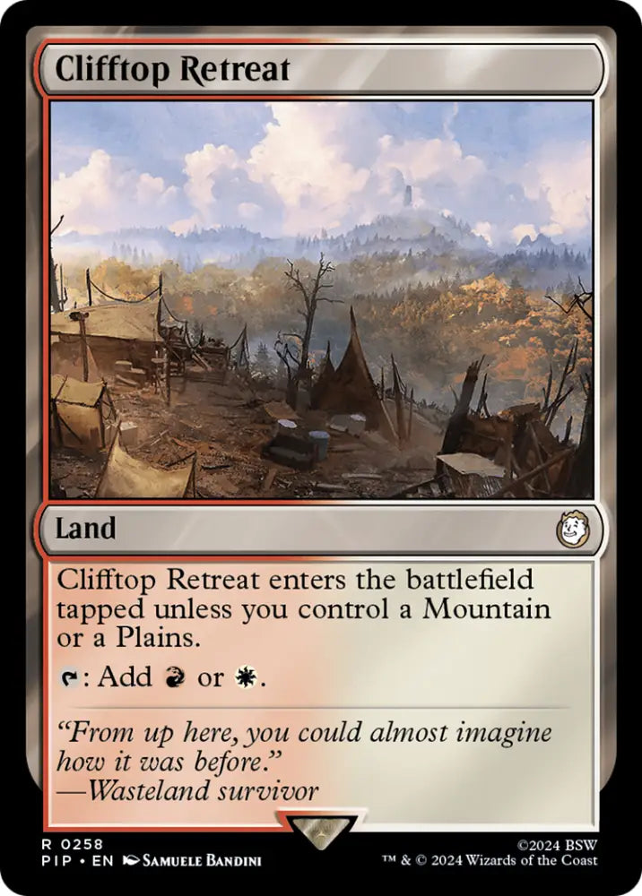Clifftop Retreat [Fallout] - MTG Single