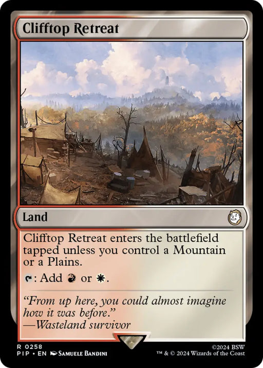 Clifftop Retreat [Fallout] - MTG Single
