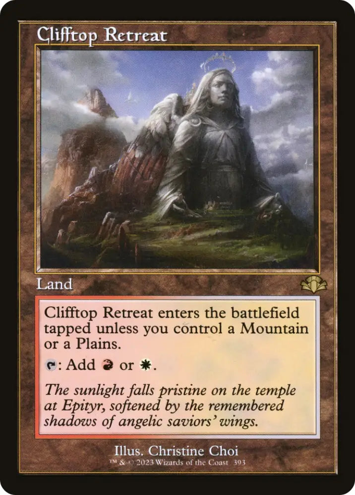 Clifftop Retreat (Retro) [Dominaria Remastered] - MTG Single
