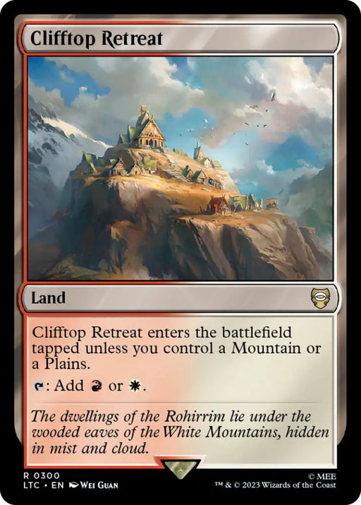 Clifftop Retreat [The Lord of the Rings: Tales of Middle-Earth Commander] - MTG Single