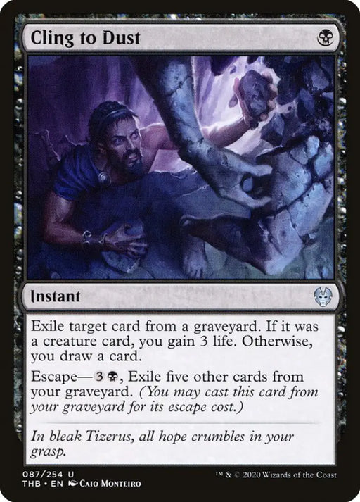Cling to Dust [Theros Beyond Death] - MTG Single