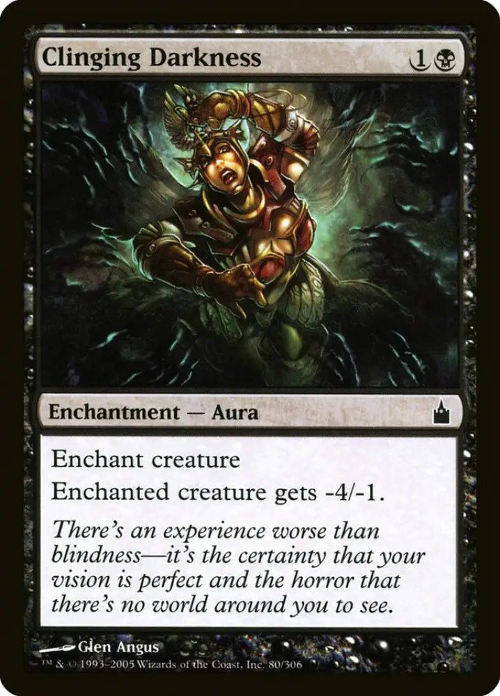 Clinging Darkness [Ravnica: City of Guilds] - MTG Single