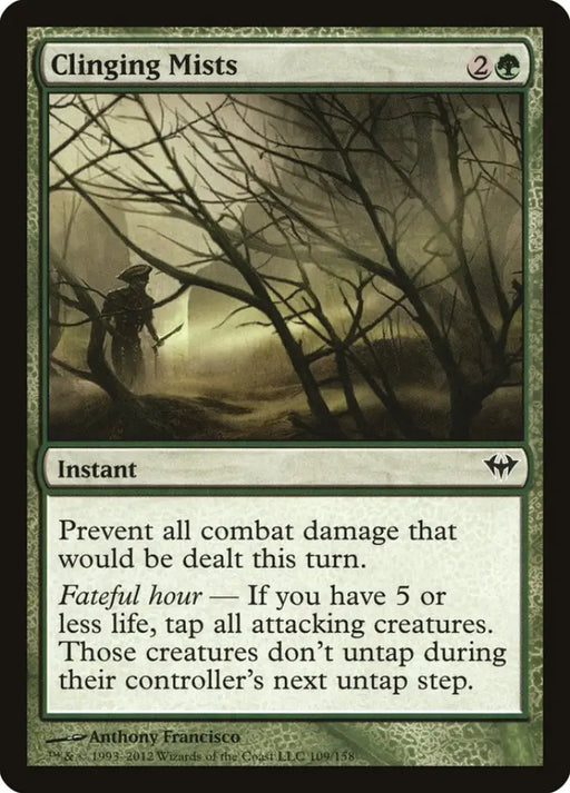 Clinging Mists [Dark Ascension] - MTG Single