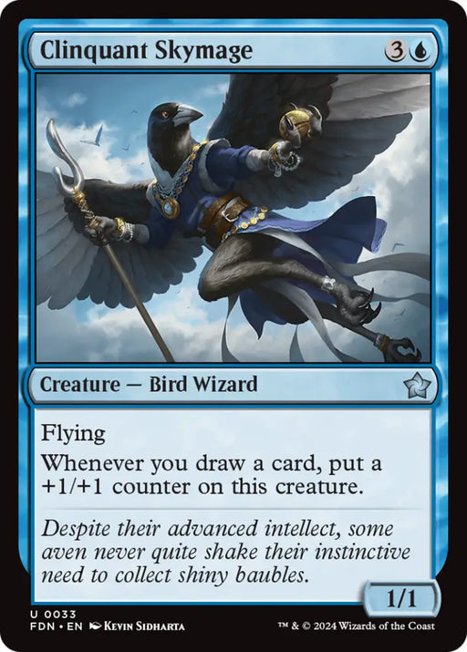 Clinquant Skymage [Foundations] - MTG Single