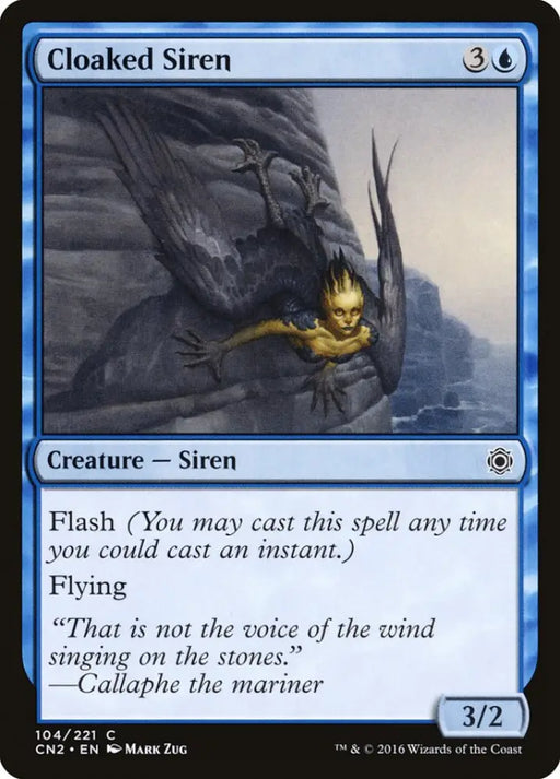 Cloaked Siren [Conspiracy: Take the Crown] - MTG Single