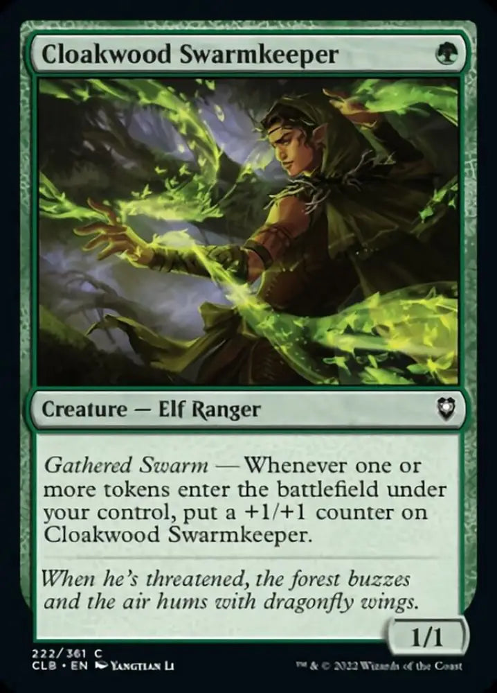 Cloakwood Swarmkeeper [Commander Legends: Battle for Baldur’s Gate] - MTG Single