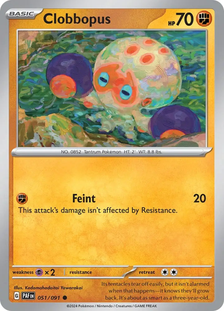 Clobbopus (051/091) [Scarlet & Violet: Paldean Fates] - Pokemon Single