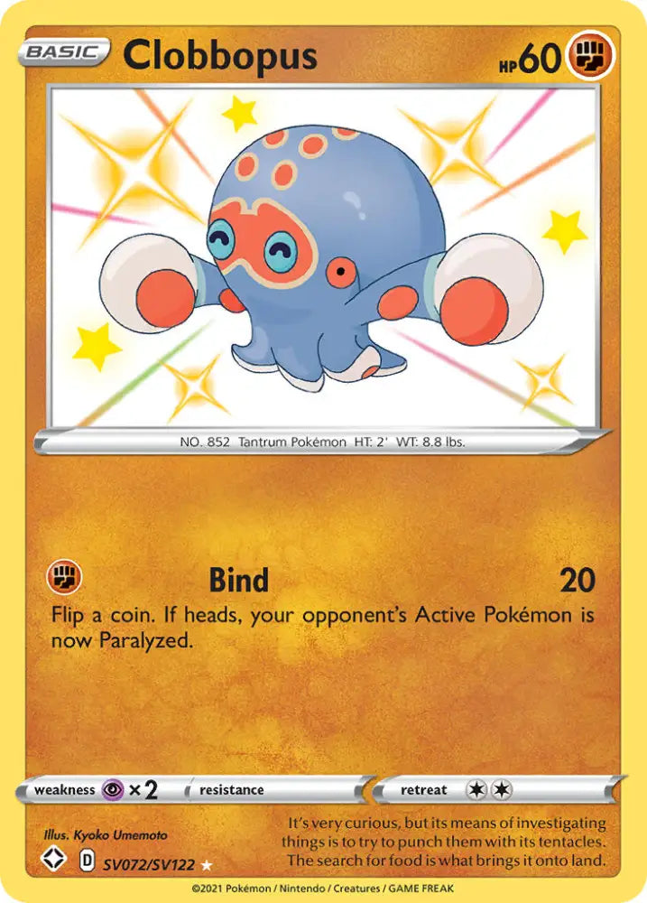 Clobbopus (SV072/SV122) [Sword & Shield: Shining Fates] - Pokemon Single