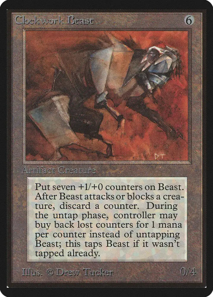 Clockwork Beast [Beta Edition] - MTG Single