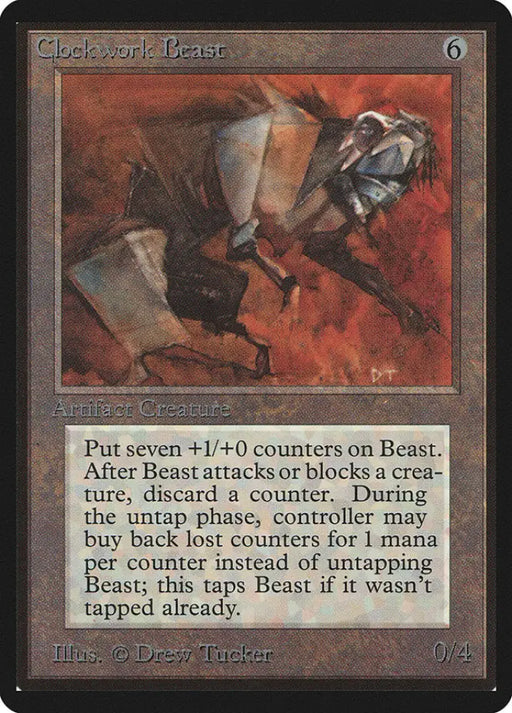 Clockwork Beast [Beta Edition] - MTG Single