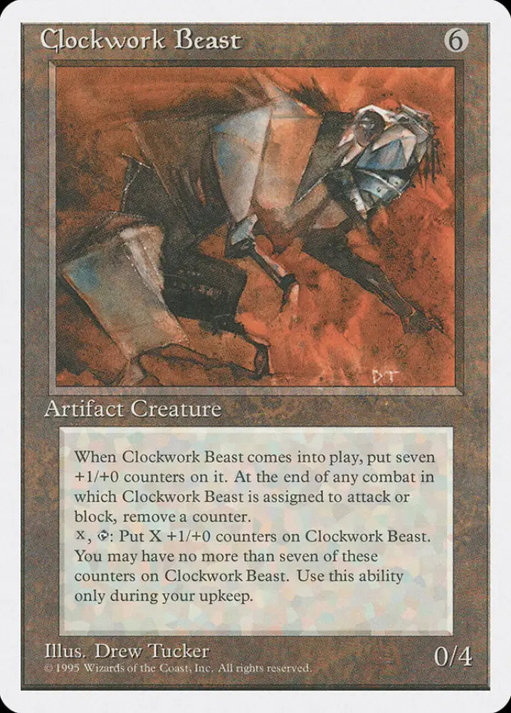 Clockwork Beast [Fourth Edition] - MTG Single