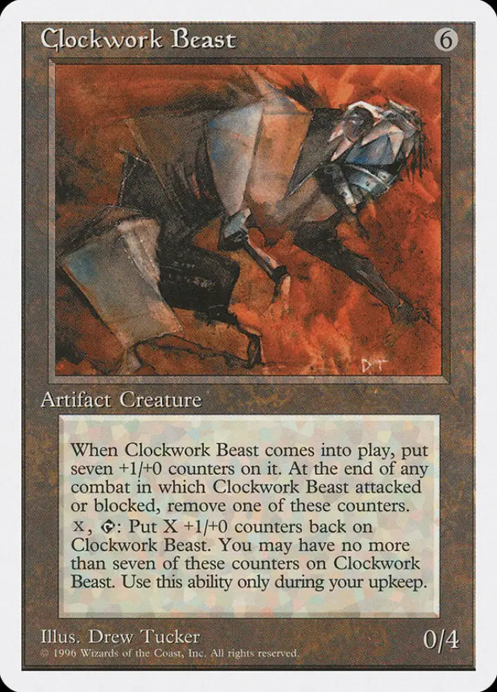 Clockwork Beast [Introductory Two-Player Set] - MTG Single
