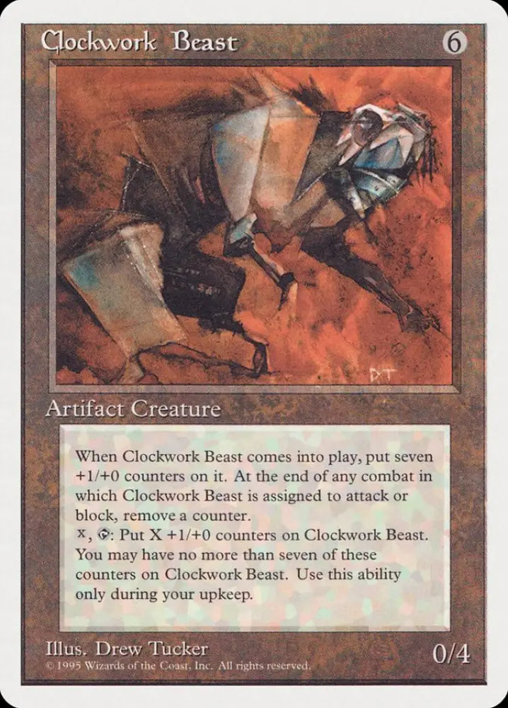 Clockwork Beast [Rivals Quick Start Set] - MTG Single