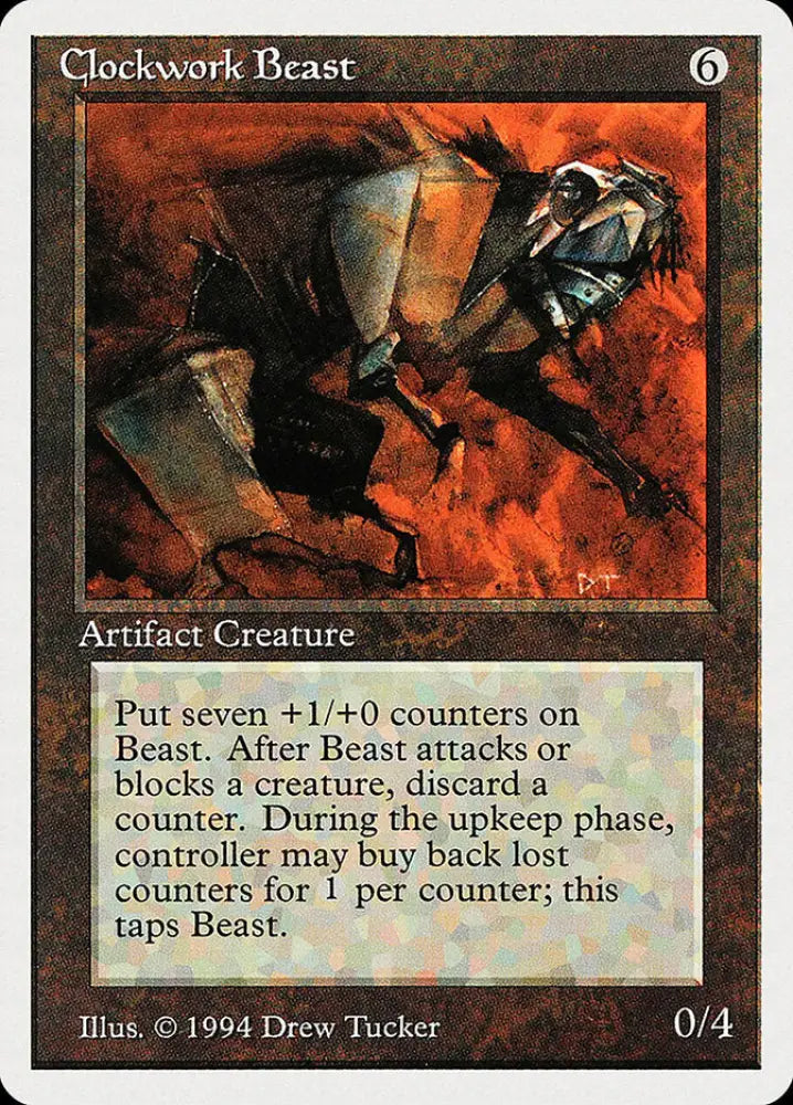Clockwork Beast [Summer Magic / Edgar] - MTG Single