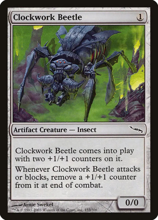 Clockwork Beetle [Mirrodin] - MTG Single