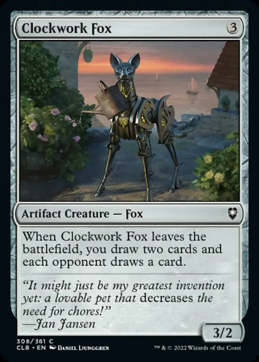 Clockwork Fox [Commander Legends: Battle for Baldur’s Gate] - MTG Single