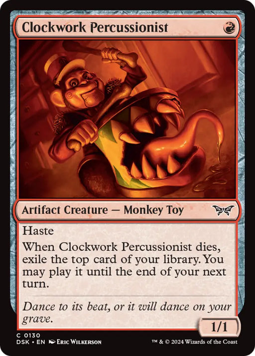 Clockwork Percussionist (0130) [Duskmourn: House of Horror] - MTG Single