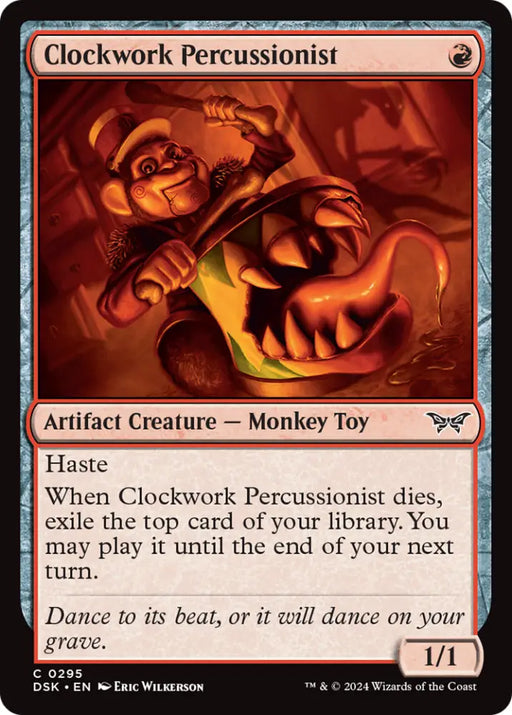 Clockwork Percussionist (0295) [Duskmourn: House of Horror] - MTG Single