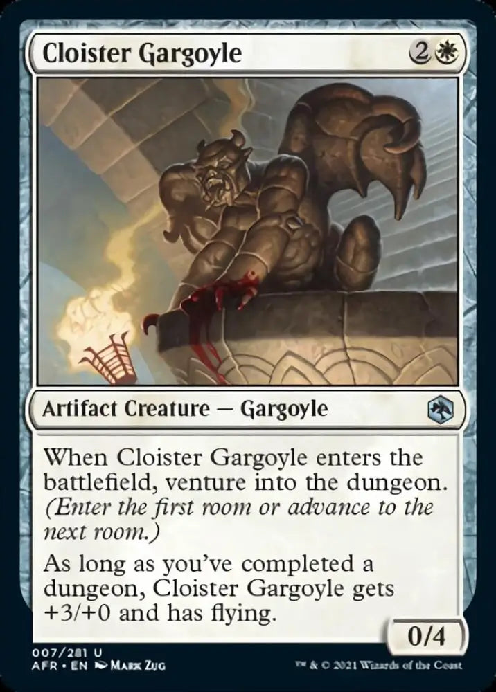 Cloister Gargoyle [Dungeons & Dragons: Adventures in the Forgotten Realms] - MTG Single