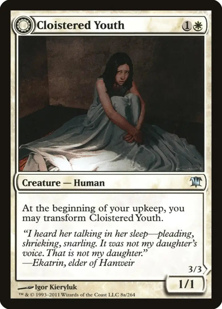 Cloistered Youth // Unholy Fiend [Innistrad] - MTG Single