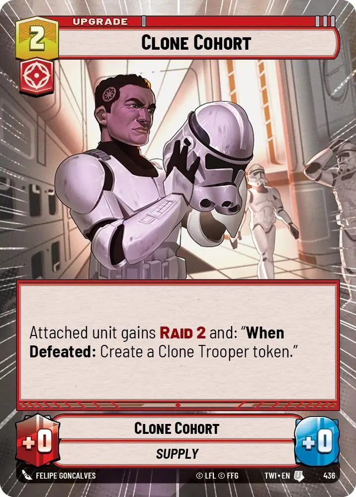 Clone Cohort (Hyperspace) (436) [Twilight of the Republic] - Star Wars: Unlimited Single