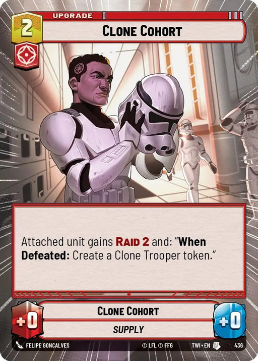 Clone Cohort (Hyperspace) (436) [Twilight of the Republic] - Star Wars: Unlimited Single
