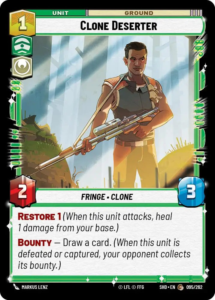Clone Deserter (095/262) [Shadows of the Galaxy] - Star Wars: Unlimited Single