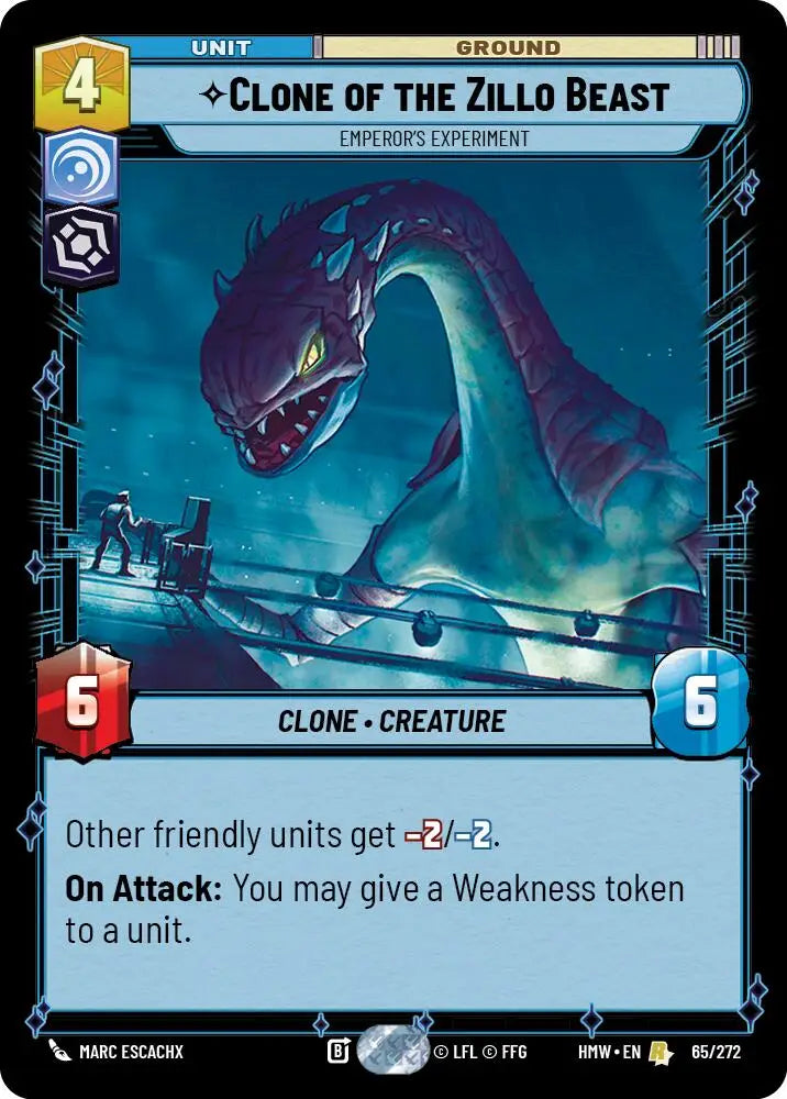 Clone of the Zillo Beast - Emperor's Experiment (65/272) [Homeworlds]